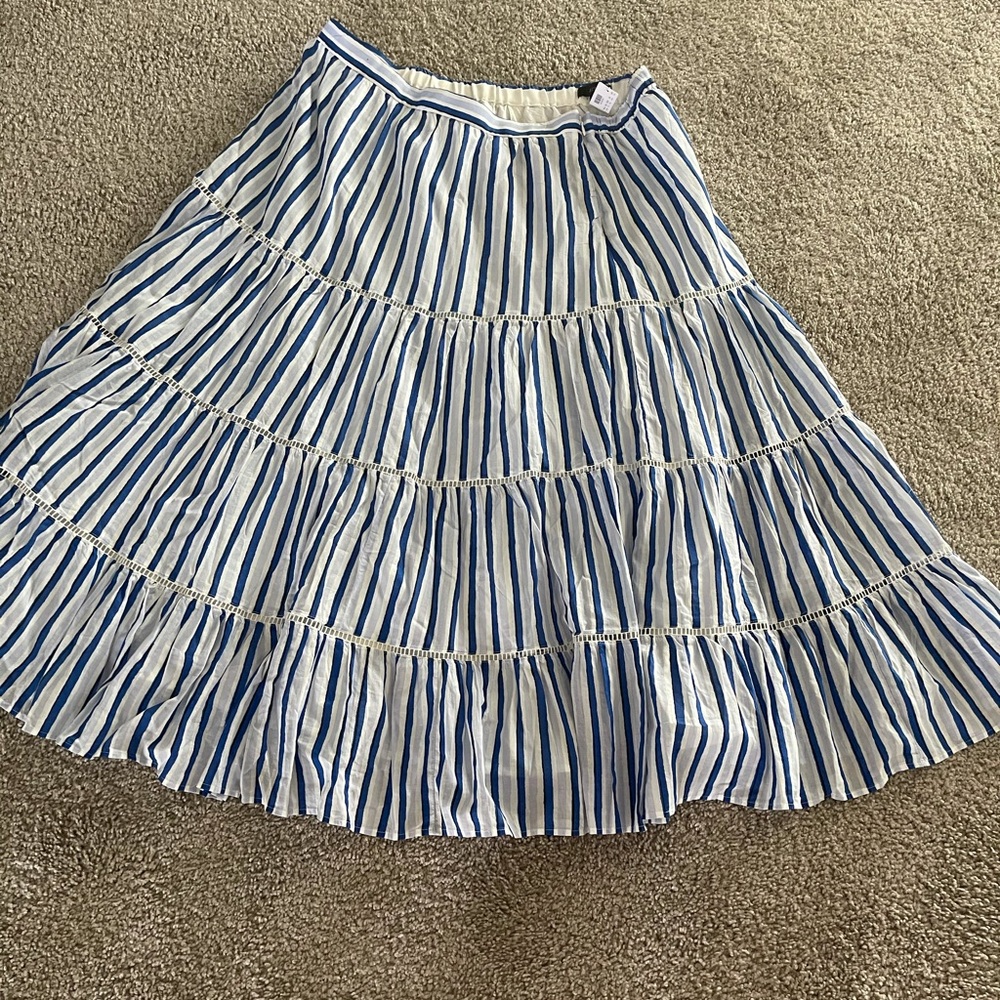 Blue and white stripe